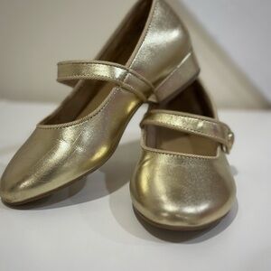 J Crew Crewcuts Gold Girls’ Dress Shoes